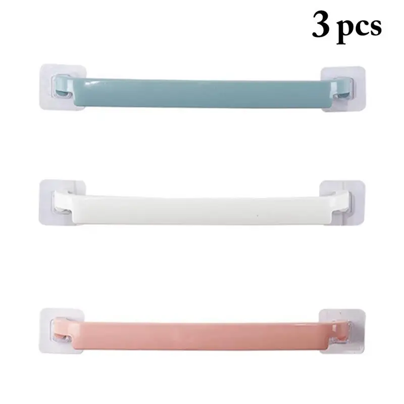 

3PCS Towel Holders Adhesive Pp Towel Racks Removable Kitchen Bar Hand Holders деѬжаелдля полоена Bathroom Organizer